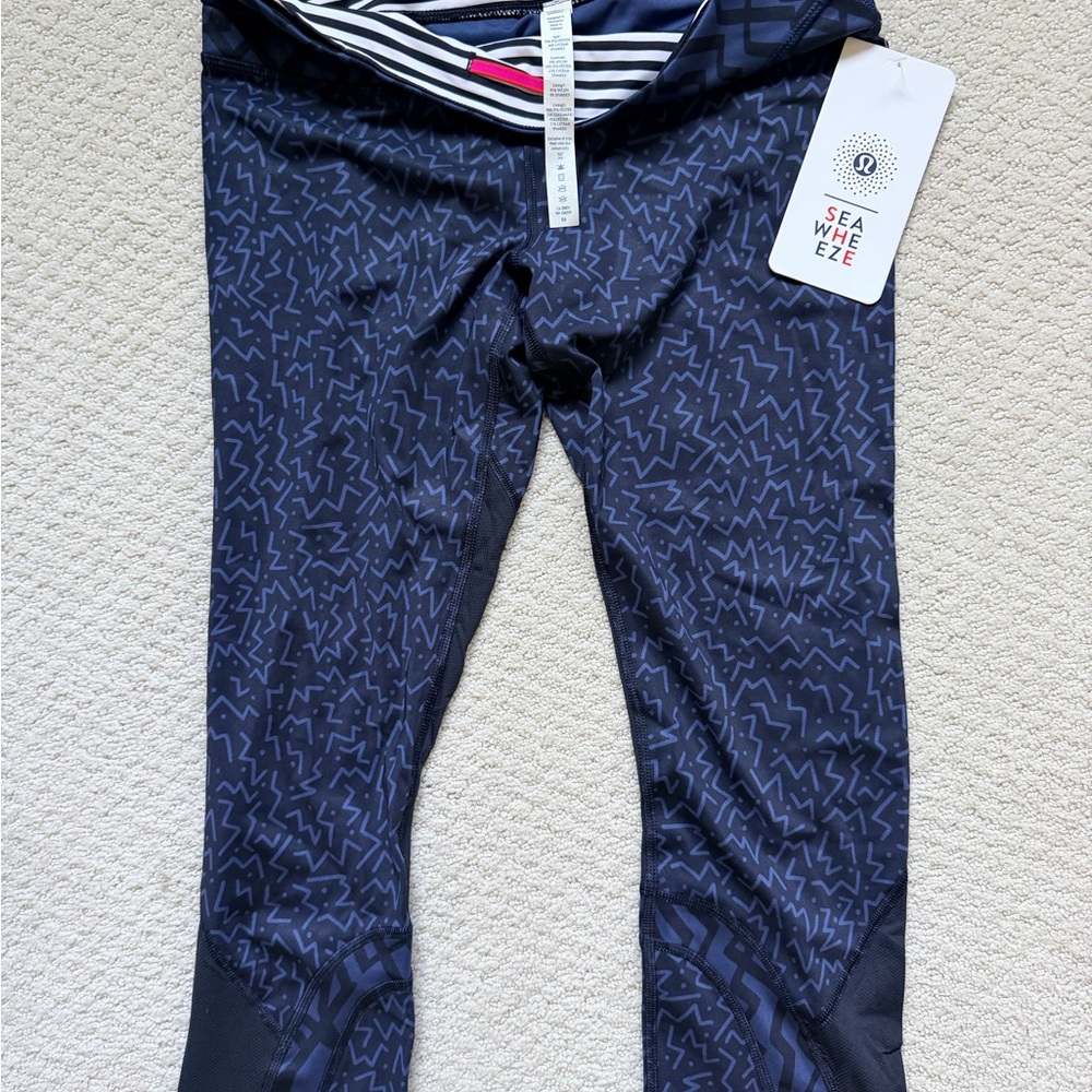 NWT Lululemon Seawheeze Run Inspire Crop Size 8